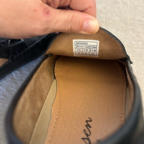 JousenMen's Loafers Crocodile Printed Casual Mens Slip On Shoes size 9 - Picture 6 of 7